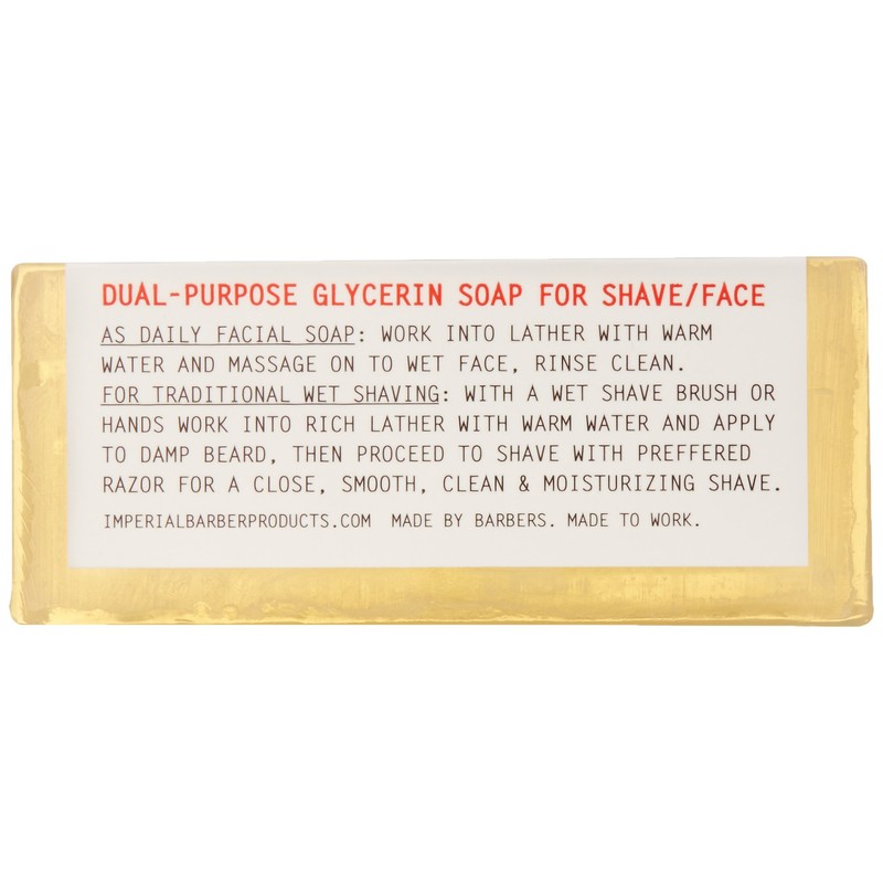 Imperial Barber Glycerin Soap, 6.2 oz