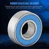 25PCS Set MR115-2RS Blue Metal Rubber Shield Ball Bearings 5*11*4mm