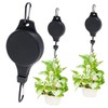 Bvtpoyy Plant Rollers Hooks Hanging Basket Hanger