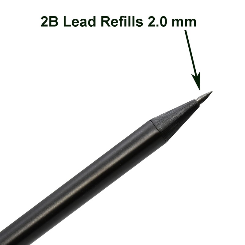 Maydahui 12 PCS Triangular Pole Mechanical Pencil with Sharpener Novelty