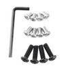 NICEYRIG 1/4 Inch-20 Thread Hex Screw, Pack of 12