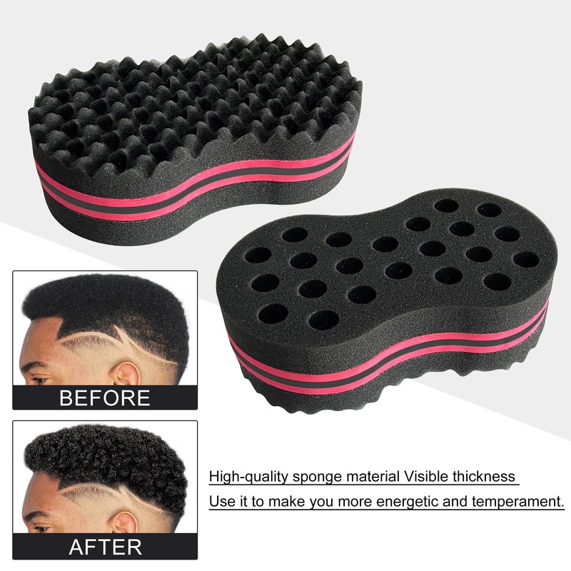 FIABC Big Holes & Big Size Barber Hair Brush Sponge