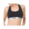 FILA Reggiseno Sportivo Donna in cotone, senza rinforzo, set di