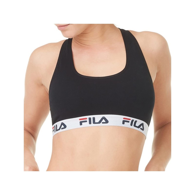 FILA Reggiseno Sportivo Donna in cotone, senza rinforzo, set di
