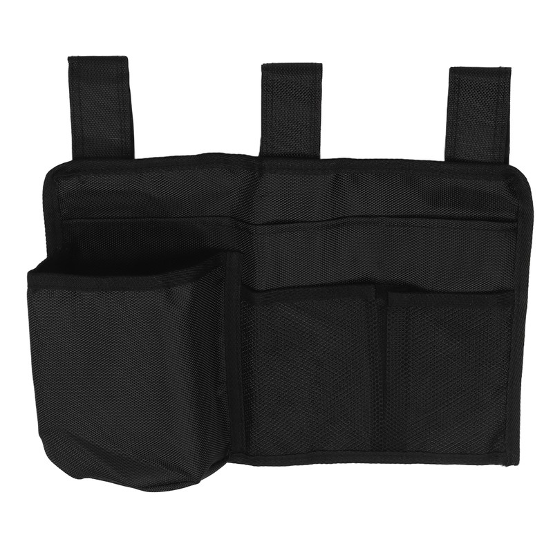 Bedside Storage Bag Nylon Bed Rail Hanging Organizer Pocket for
