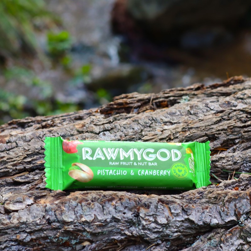 RAWMYGOD Fruit and Nut Bars, Gluten Free, Vegan, No Added