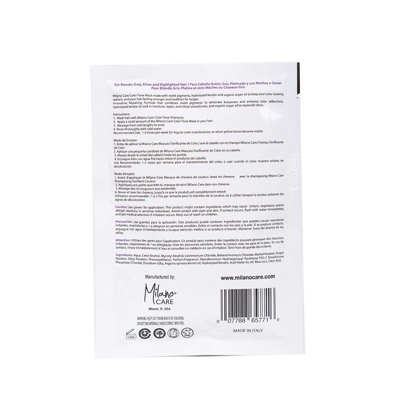 Milano Care, Color Tone Mask, 30 ml