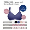 Susa Ladies’ Underwire-free bra, 7077 (7184 - Bh) - navy