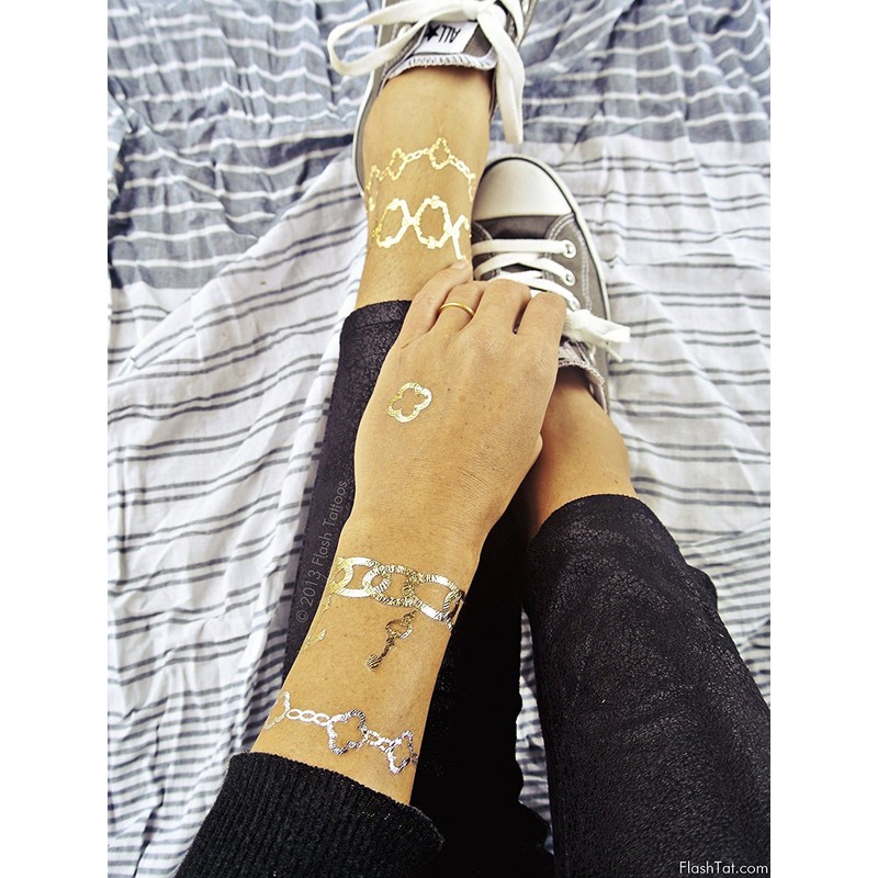 Original FLASH TATTOOS – The popular gold tattoos from the