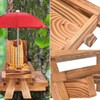 Squirrel Feeder Picnic Table for Animal Bench Feeder Lovers Gifts