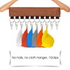 iwobi 2 Piece Hat Organiser Clothes Hanger Hat Racks with