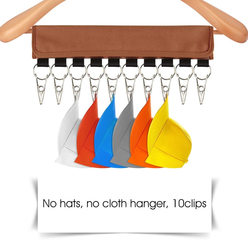 iwobi 2 Piece Hat Organiser Clothes Hanger Hat Racks with