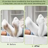 Chicingyou 100 Pcs Foot Sweat Pads Hyperhidrosis Sweat Absorbing Patch
