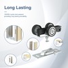 JUBEST 28"x80" Pocket Door Frame Kit with 88LBS Two-Way Soft-Close