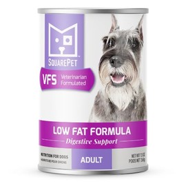 SquarePet VFS® Low Fat Formula Dog Food, 13oz Can, Case of 12, Digestive Support, Made with Wild-Caught Whitefish