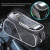 Bike Front Frame Bag Waterproof TPU Sensitive Touch Screen Top