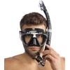 Cressi Premium Dry Snorkel Combo Set - Penta & Alpha