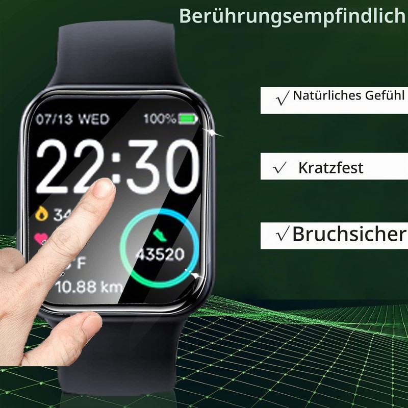Blueshaweu Screen Protector Compatible with Ruimen Smartwatch 1.69 Inch H1,