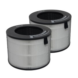 PUREBURG U9C True HEPA Replacement Filter Compatible with LG PuriCare AeroTower Air Purifying Fan U9C Series U9CV2B / U9CS1C / U9CV1C,H13 4-Stage Filtration Activated carbon Air Clean Dust,2-Pack