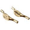 Merriway® BH01551 (2 Pcs) Rope Cord Cleat Hooks, 75mm (3