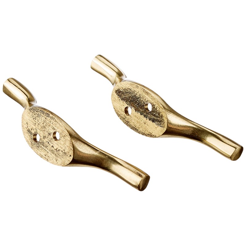 Merriway® BH01551 (2 Pcs) Rope Cord Cleat Hooks, 75mm (3