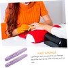 FOMIYES 10pcs Nail Sponge Block Dual-Sided Nail Files for Buffing