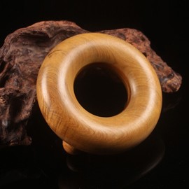 WorldOn Wooden Three-Legged Scalp & Body Massage Ring Massage Ring (Random Color) 2ea