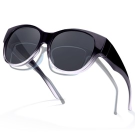 Xfeel Polarized Sunglasses Over Glasses for Women Trendy Shades Over Prescription Eyeglasses Sun Glasses