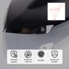 Lorbaber Motorcycle Windshield Windscreen Wind Deflector Double Bubble Flyscreen Sports