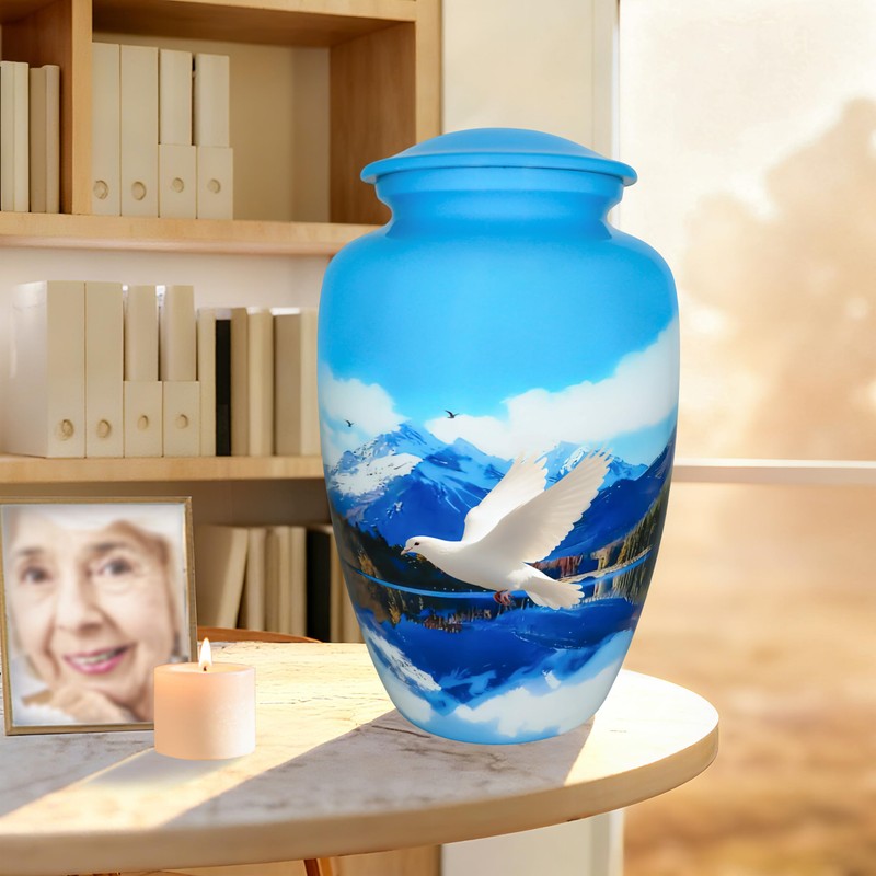 NANIURN Urns for Human Ashes Adult Female/Men, Funeral Urns for