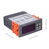 YUNFANG Digital Temperature Controller, STC-1000, Controller, Thermostat, JZFH28082-1FZJJCXBB, 12V, LED