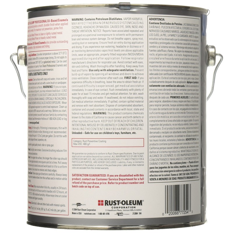 RUST-OLEUM K7725402 Voc Safety Blue Enamel, 12 Fl Oz (Pack
