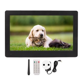 11.6in Digital Picture Frame High Definition HD Multimedia Interface Input Photo Frames for Picture 100‑240V Black EU Plug 100‑240V