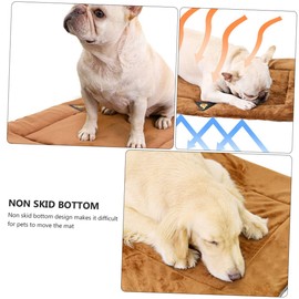 minkissy Warm Pad for Pets Self-Heating Warming Mat Dog Bed Pad Non-Skid Cushion Machine Washable for Indoor Outdoor Use