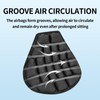 JFT Inflatable Motorcycle Seat Cushion with Built-in Pump, Non-Slip Air