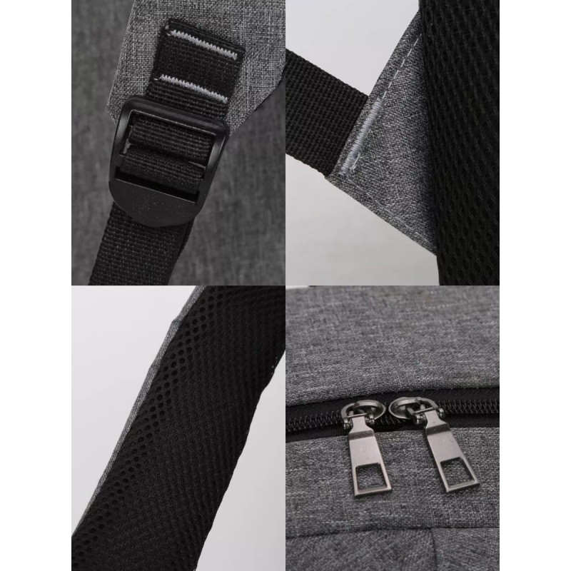 BOSSCO Mochila Casual Escolar Laptop 15.6 Viajar Trae 3 Piezas