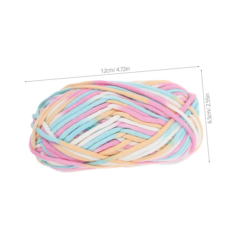 DOITOOL 2pcs Cotton Yarn for Knitting and Crocheting Soft and