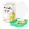 White Paint for Wall 32 Oz Covers 50-55 sq.ft Water-Based