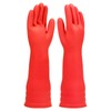 IUCGE Rubber cleaning gloves 1 Pairs for kitchen,Cotton Lining,Dishwashing gloves