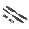 AXOC RC Aircraft Propeller 255mm Black Flexible Low Power RC