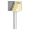 sourcing map Bottom Cleaning Router Bit 1" Diameter 1/4" Shank