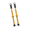 A ABSOPRO 2pcs Aluminum Alloy 80mm Bike Tubeless Valve Stems