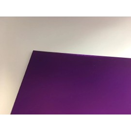 plasticsAcrylic (Special) Purple Mirror Acrylic Plexiglass Sheet 1/8" x 5.5" x 5.5" (Pack of 2)