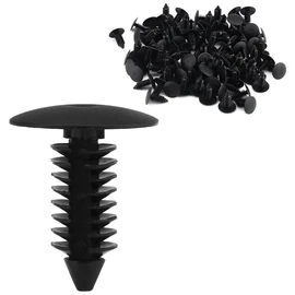7mm 100 Pcs Auto Car Fender & Bumper Shield Fastener Clips for GM #1605396, 1595864; Chrysler 6030441; Ford 388577S, W705589-S300