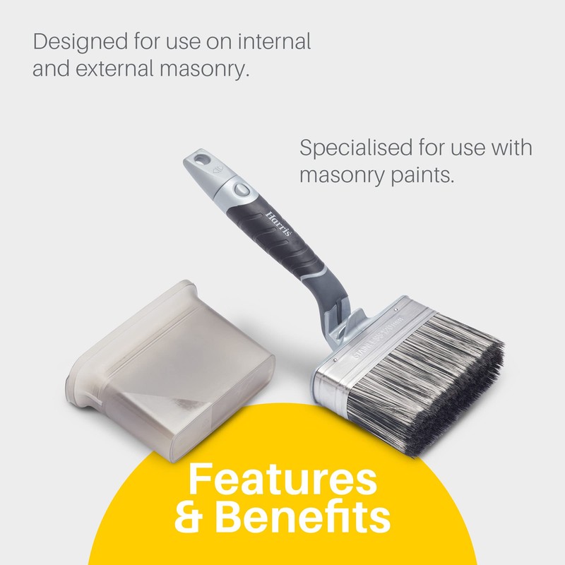 Harris 103081000 Swan Neck Masonry Paint Brush 100mm
