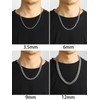 ChainsHouse 17.7 inches (45 cm), Hypoallergenic, Kihei Necklace, Men's, Popular,