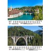 Travel Magic Switzerland DIN A5 Wall Calendar for 2025 Zurich