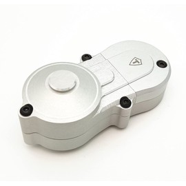 Treal Aluminum 7075 Outer Gearbox Housing for Losi LMT Monster Truck (Silver)