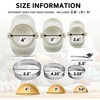 LMFEG Dumpling Maker Set with Dough Cutter and Empanada Press