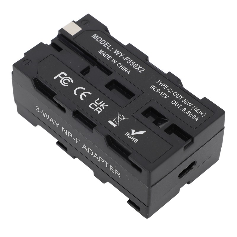 Dummy Battery NP F970 F750 F570 F550 DC Coupler Continuous